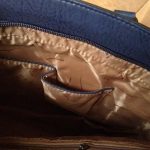 stoere tassen : blauwe tas binnenkant